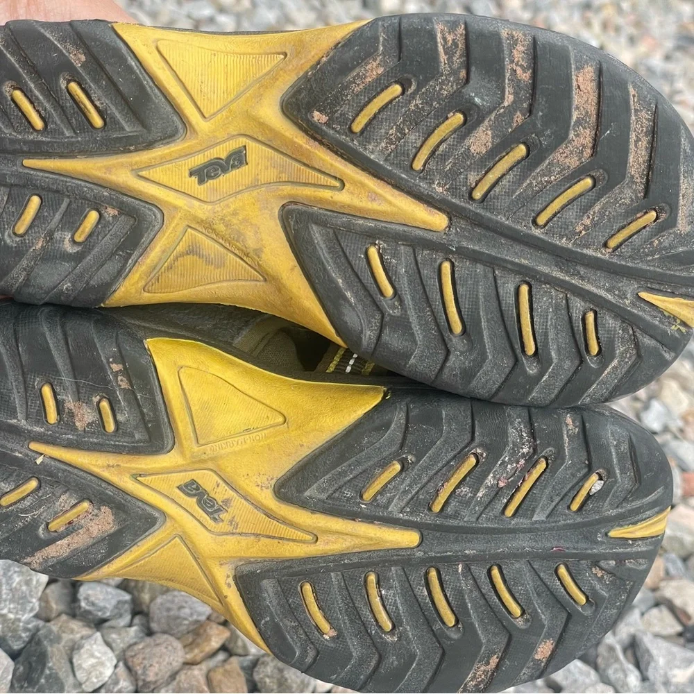 Teva Kids Gray and Yellow Outdoor Sandal Sneakers